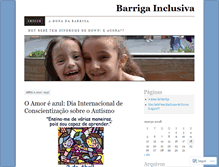 Tablet Screenshot of barrigainclusiva.wordpress.com