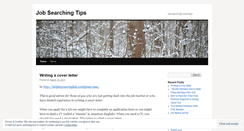 Desktop Screenshot of jobsearchingtips.wordpress.com