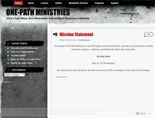 Tablet Screenshot of opministries.wordpress.com