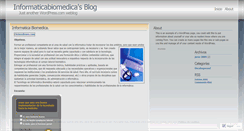 Desktop Screenshot of informaticabiomedica.wordpress.com