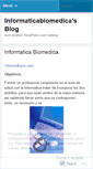 Mobile Screenshot of informaticabiomedica.wordpress.com