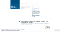 Desktop Screenshot of palocreative.wordpress.com