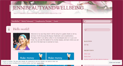 Desktop Screenshot of jennibeautyandwellbeing.wordpress.com