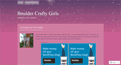 Desktop Screenshot of bouldercraftygirls.wordpress.com