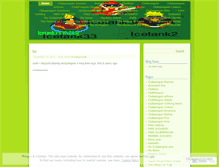 Tablet Screenshot of icetank3.wordpress.com