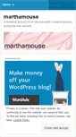Mobile Screenshot of marthamouse.wordpress.com
