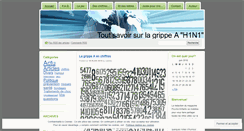 Desktop Screenshot of grippeh1n1.wordpress.com