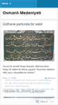 Mobile Screenshot of osmanlimedeniyeti.wordpress.com