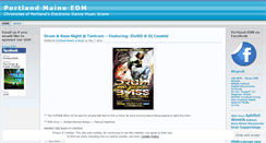 Desktop Screenshot of portlandedm.wordpress.com