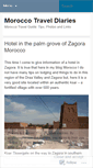 Mobile Screenshot of moroccotraveldiaries.wordpress.com