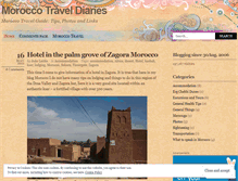 Tablet Screenshot of moroccotraveldiaries.wordpress.com