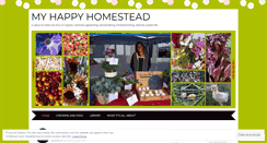Desktop Screenshot of myhappyhomestead.wordpress.com