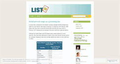 Desktop Screenshot of listid.wordpress.com