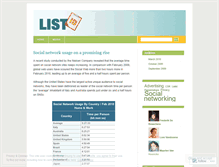 Tablet Screenshot of listid.wordpress.com