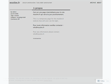 Tablet Screenshot of muxlimfr.wordpress.com