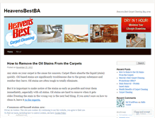 Tablet Screenshot of heavensbestba.wordpress.com