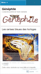 Mobile Screenshot of genephile.wordpress.com