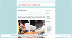Desktop Screenshot of leckafutta.wordpress.com
