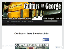Tablet Screenshot of guitarsongeorge.wordpress.com
