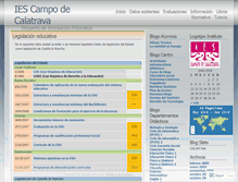 Tablet Screenshot of iescampodecalatrava.wordpress.com