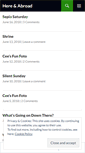 Mobile Screenshot of hereandthere5.wordpress.com