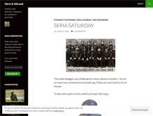 Tablet Screenshot of hereandthere5.wordpress.com