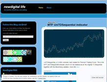 Tablet Screenshot of newdigitallife.wordpress.com