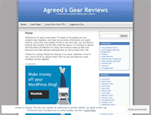 Tablet Screenshot of geareview.wordpress.com