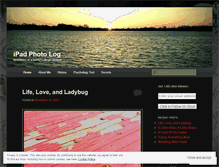 Tablet Screenshot of ipadphotolog.wordpress.com