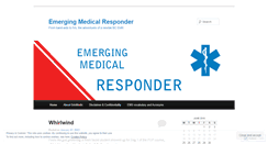 Desktop Screenshot of emergingmedicalresponder.wordpress.com