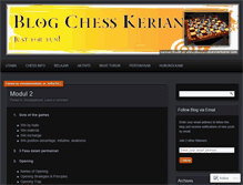 Tablet Screenshot of chesskerian.wordpress.com