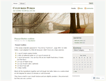 Tablet Screenshot of culturedpurls.wordpress.com