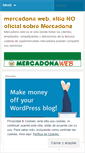 Mobile Screenshot of mercadonaweb.wordpress.com
