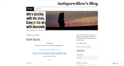 Desktop Screenshot of antiquewillow.wordpress.com