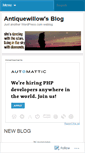 Mobile Screenshot of antiquewillow.wordpress.com