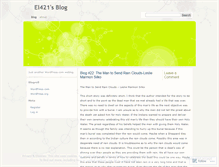 Tablet Screenshot of el421.wordpress.com