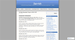 Desktop Screenshot of darvish.wordpress.com