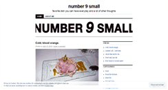 Desktop Screenshot of number9small.wordpress.com