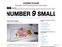 Tablet Screenshot of number9small.wordpress.com