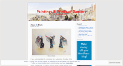 Desktop Screenshot of flamencopaintings.wordpress.com
