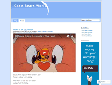 Tablet Screenshot of carebearsworld.wordpress.com