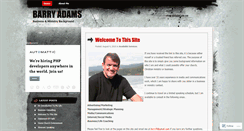 Desktop Screenshot of barryadams.wordpress.com