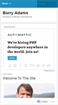 Mobile Screenshot of barryadams.wordpress.com