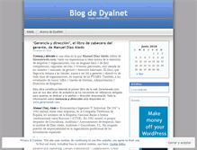 Tablet Screenshot of dyalnet.wordpress.com
