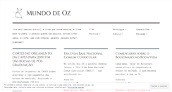 Desktop Screenshot of mundodeoz.wordpress.com