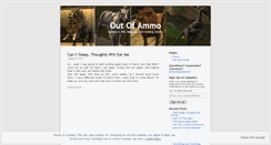 Desktop Screenshot of imoutofammo.wordpress.com