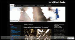 Desktop Screenshot of lacajitadelarte.wordpress.com