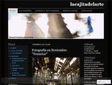 Tablet Screenshot of lacajitadelarte.wordpress.com