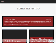 Tablet Screenshot of homembemvestido.wordpress.com