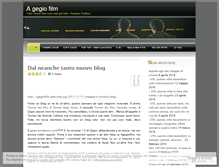 Tablet Screenshot of gegio.wordpress.com